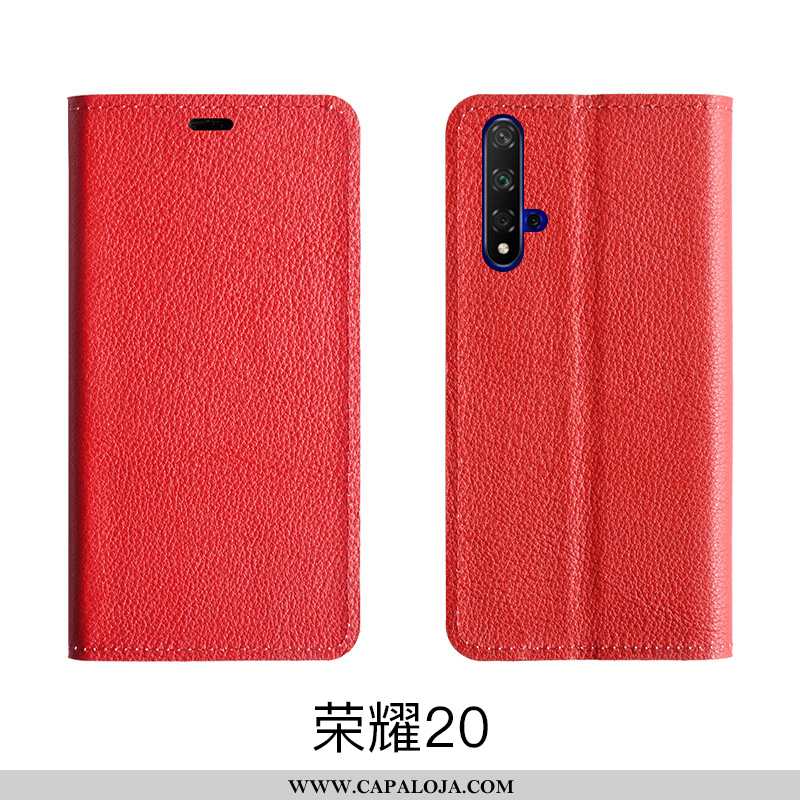 Capa Honor 20 Couro Legitimo Protetoras Cover Capas Rosa, Honor 20 Couro Venda