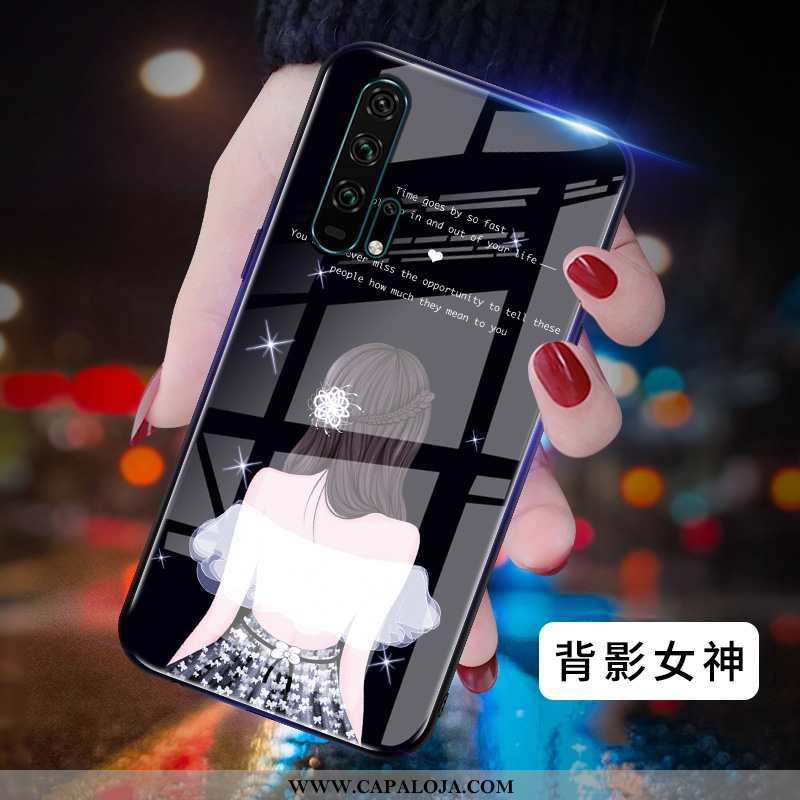 Capa Honor 20 Pro Vidro Protetoras Azul Vermelha, Capas Honor 20 Pro Moda Online