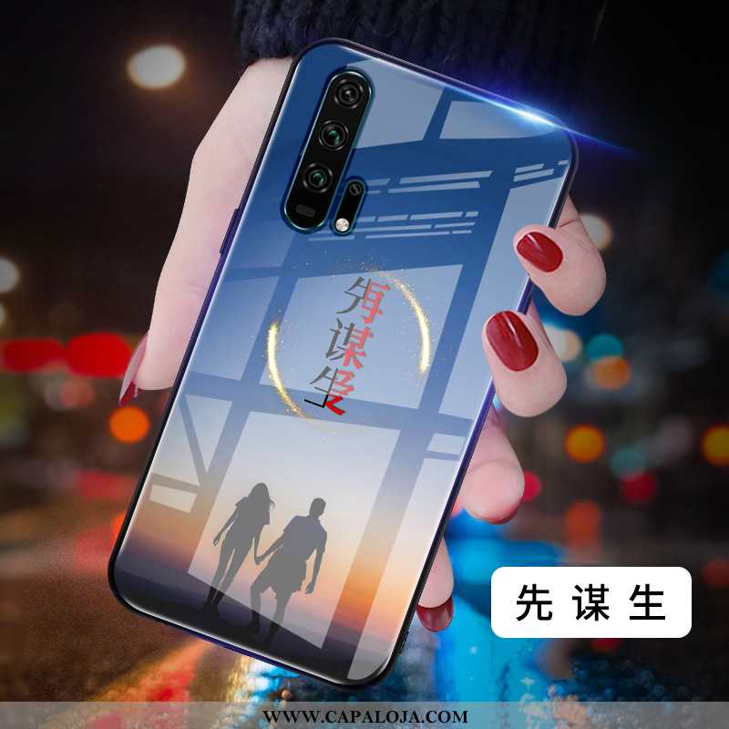 Capa Honor 20 Pro Vidro Protetoras Azul Vermelha, Capas Honor 20 Pro Moda Online