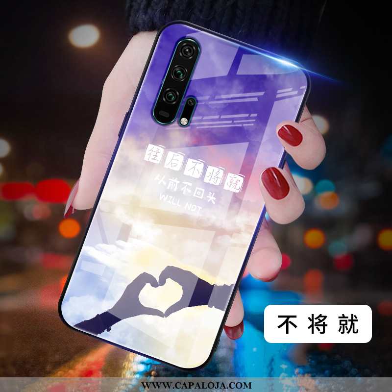 Capa Honor 20 Pro Vidro Protetoras Azul Vermelha, Capas Honor 20 Pro Moda Online