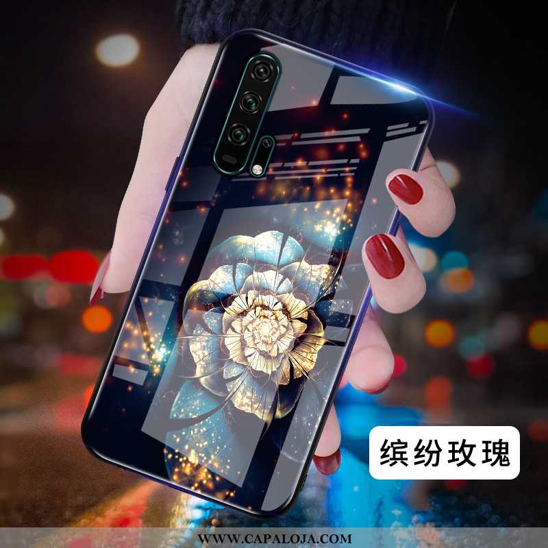 Capa Honor 20 Pro Vidro Protetoras Azul Vermelha, Capas Honor 20 Pro Moda Online