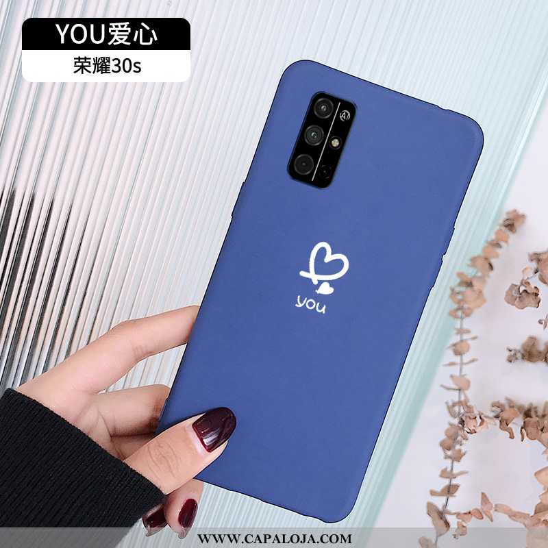 Capa Honor 30s Personalizado Protetoras Minimalista Vermelha Vermelho, Capas Honor 30s Criativas Com