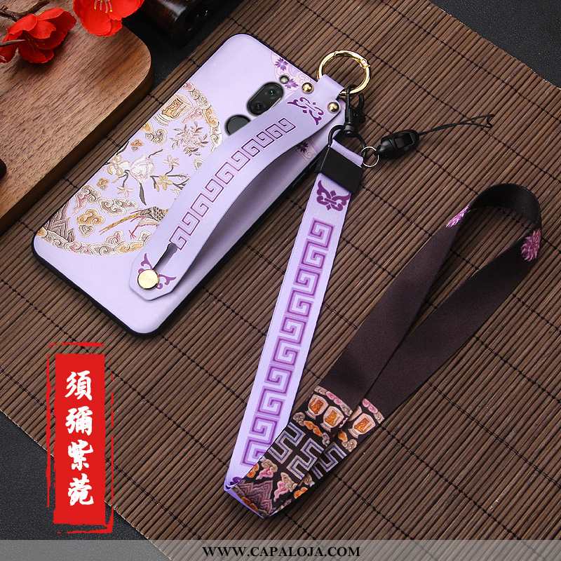 Capa Huawei Mate 10 Lite Tendencia Feminino Antiqueda Roxa Roxo, Capas Huawei Mate 10 Lite Silicone 