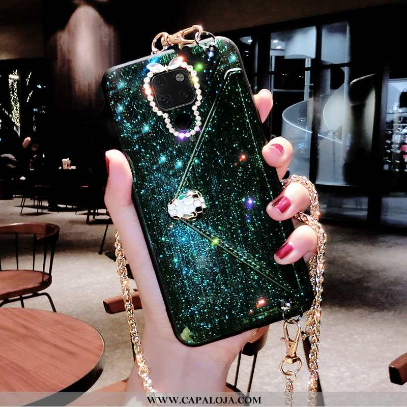 Capa Huawei Mate 20 Carteira Verde Completa Silicone, Capas Huawei Mate 20 Tendencia Comprar