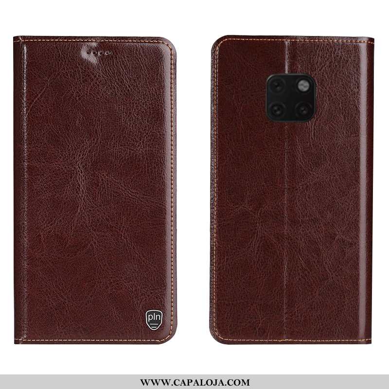 Capa Huawei Mate 20 Rs Couro Capas Telemóvel Completa Cinza, Huawei Mate 20 Rs Protetoras Barato