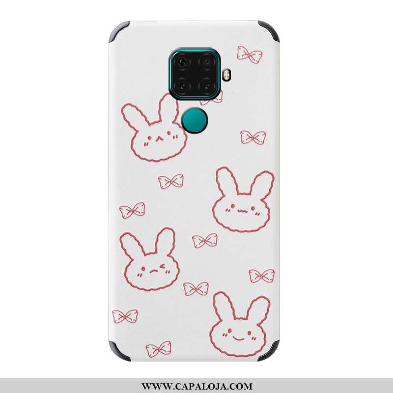 Capa Huawei Mate 30 Lite Personalizada Telemóvel Antiqueda Silicone Branco, Capas Huawei Mate 30 Lit