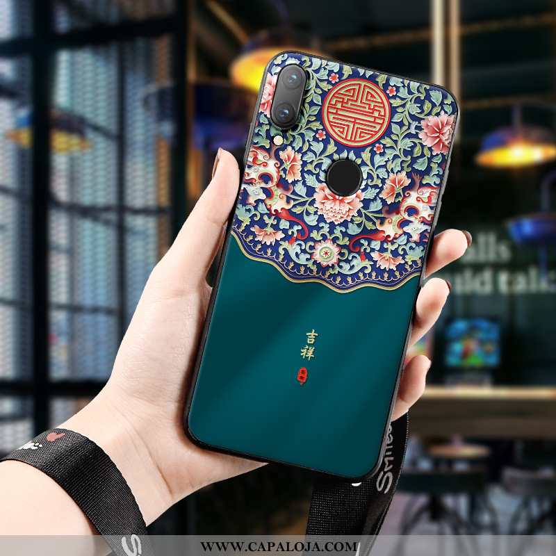 Capa Huawei P Smart 2020 Silicone Palace Midi Feminino Azul Turquesa, Capas Huawei P Smart 2020 Cord
