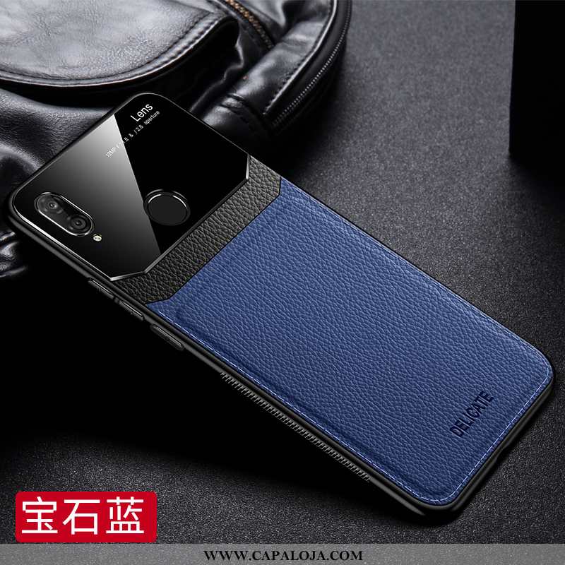 Capa Huawei P20 Lite Soft Slim Resistente Negócio Azul, Capas Huawei P20 Lite Super Promoção