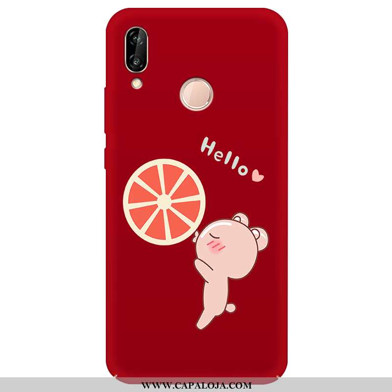 Capa Huawei P20 Lite Tendencia Pintado Cases Vermelha Vermelho, Capas Huawei P20 Lite Protetoras Bar