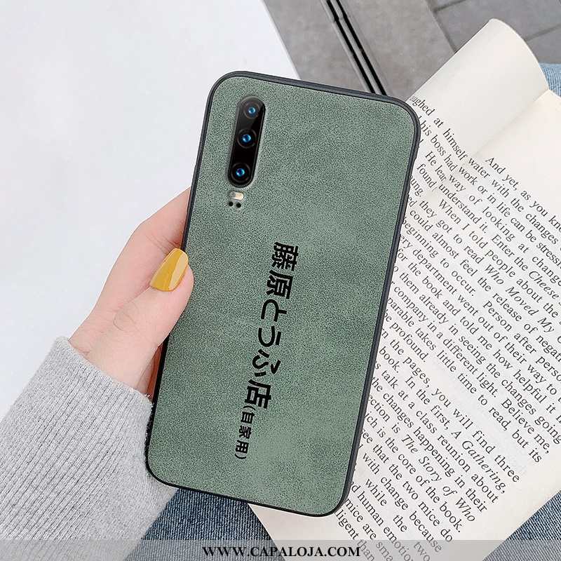 Capa Huawei P30 Criativas Silicone Cases Capas Verde, Huawei P30 Retro Comprar