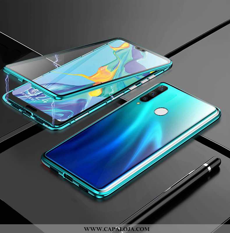 Capa Huawei P30 Lite Xl Slim Completa Dupla Frente E Verso Preto, Capas Huawei P30 Lite Xl Super Bar