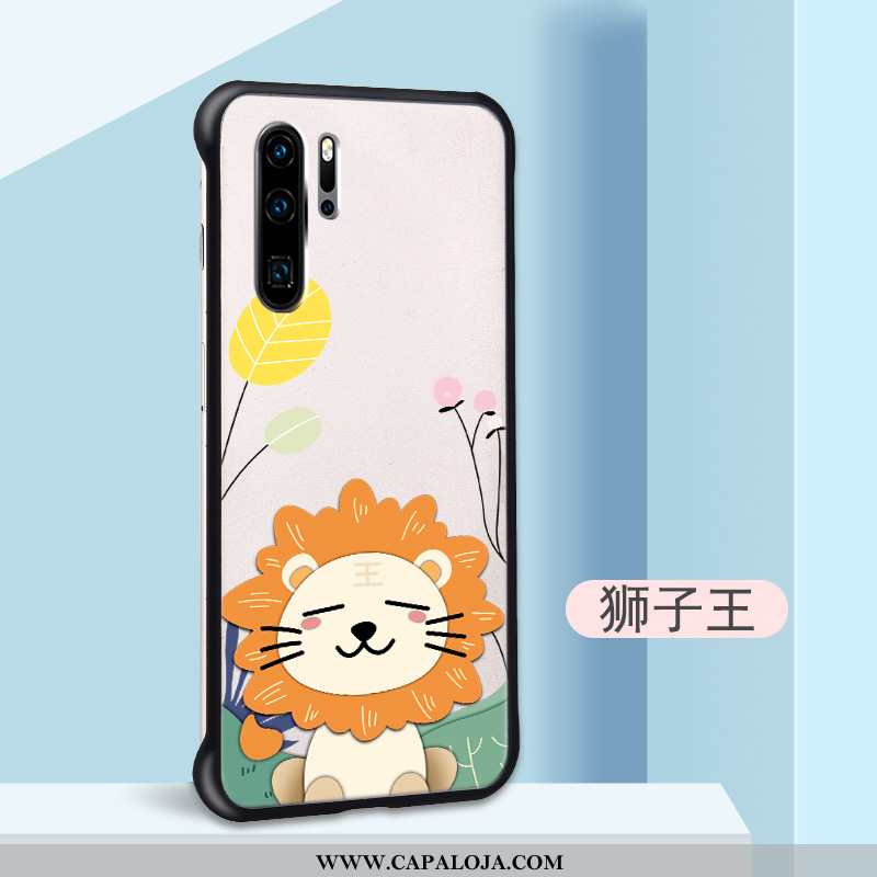Capa Huawei P30 Pro Slim Desenho Animado Sem Telemóvel Bege, Capas Huawei P30 Pro Tendencia Baratas