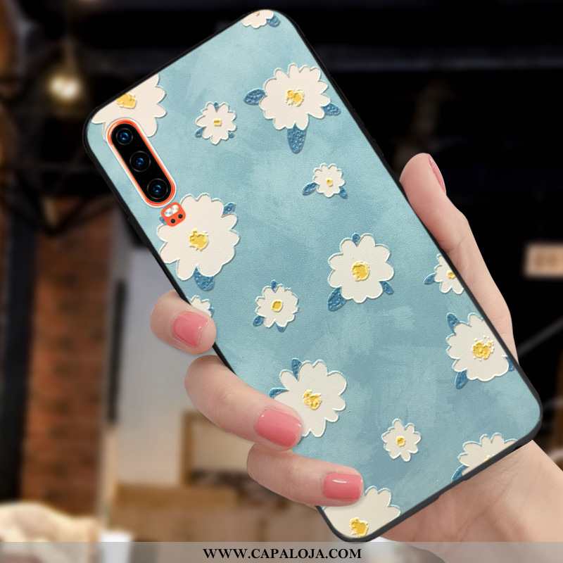 Capa Huawei P30 Soft Criativas Personalizado Pequena Vermelho, Capas Huawei P30 Protetoras Barato