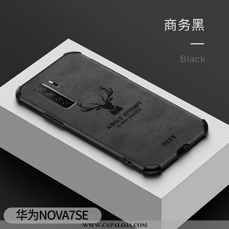 Capa Huawei P40 Lite 5g Casaco De Pele Completa Vermelha Personalizada Cinza, Capas Huawei P40 Lite 