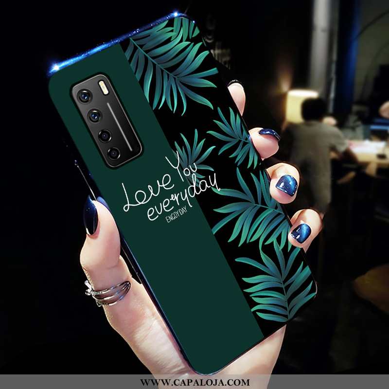 Capa Huawei P40 Lite 5g Moda Telemóvel Tendencia Nova Verde, Capas Huawei P40 Lite 5g Desenho Animad