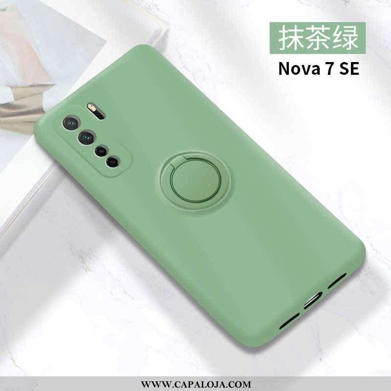 Capa Huawei P40 Lite 5g Protetoras Cases Soft Antiqueda Verde, Capas Huawei P40 Lite 5g Silicone Bar