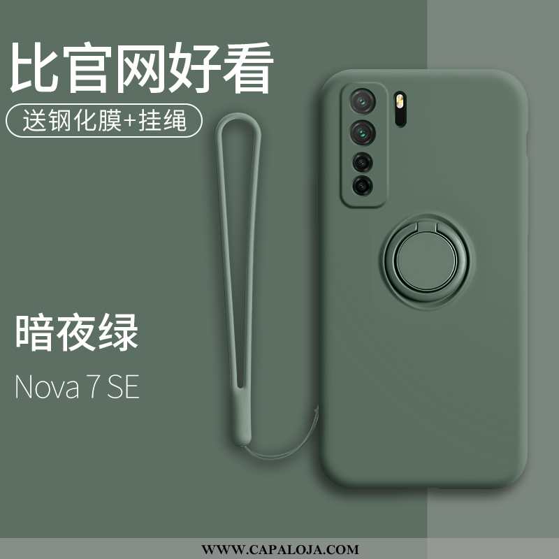 Capa Huawei P40 Lite 5g Silicone Nova Suporte Telemóvel Vermelho, Capas Huawei P40 Lite 5g Personali