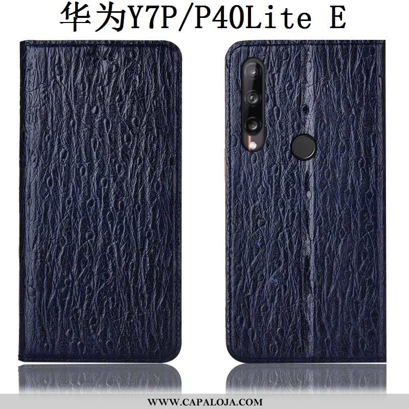 Capa Huawei P40 Lite E Couro Legitimo Capas Vermelha Antiqueda Vermelho, Huawei P40 Lite E Protetora