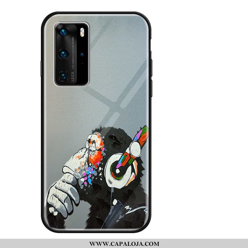 Capa Huawei P40 Pro Soft Completa Feminino Masculino Cinza, Capas Huawei P40 Pro Protetoras Baratas