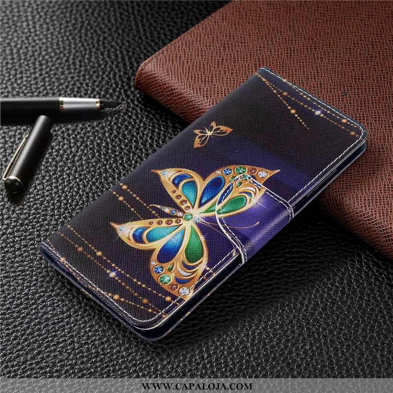 Capa Huawei Y6p Couro Capas Cover Azul, Huawei Y6p Protetoras Baratas