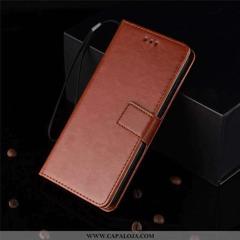 Capa Motorola One Hyper Protetoras Cover Marrom Telemóvel Castanho, Capas Motorola One Hyper Couro O