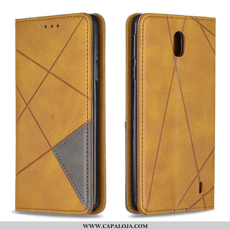 Capa Nokia 1 Plus Cordao Cover Minimalista Negócio Preto, Capas Nokia 1 Plus Couro Baratos