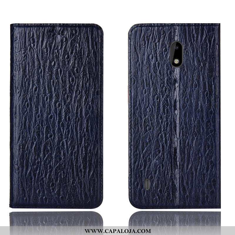 Capa Nokia 2.2 Protetoras Cases Cover Capas Castanho, Nokia 2.2 Couro Legitimo Promoção