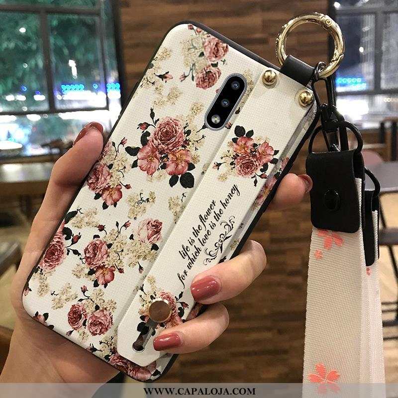 Capa Nokia 2.3 Soft Florais Novas Series Rosa, Capas Nokia 2.3 Cordao Venda