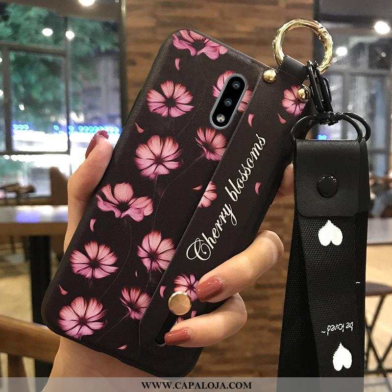 Capa Nokia 2.3 Soft Florais Novas Series Rosa, Capas Nokia 2.3 Cordao Venda