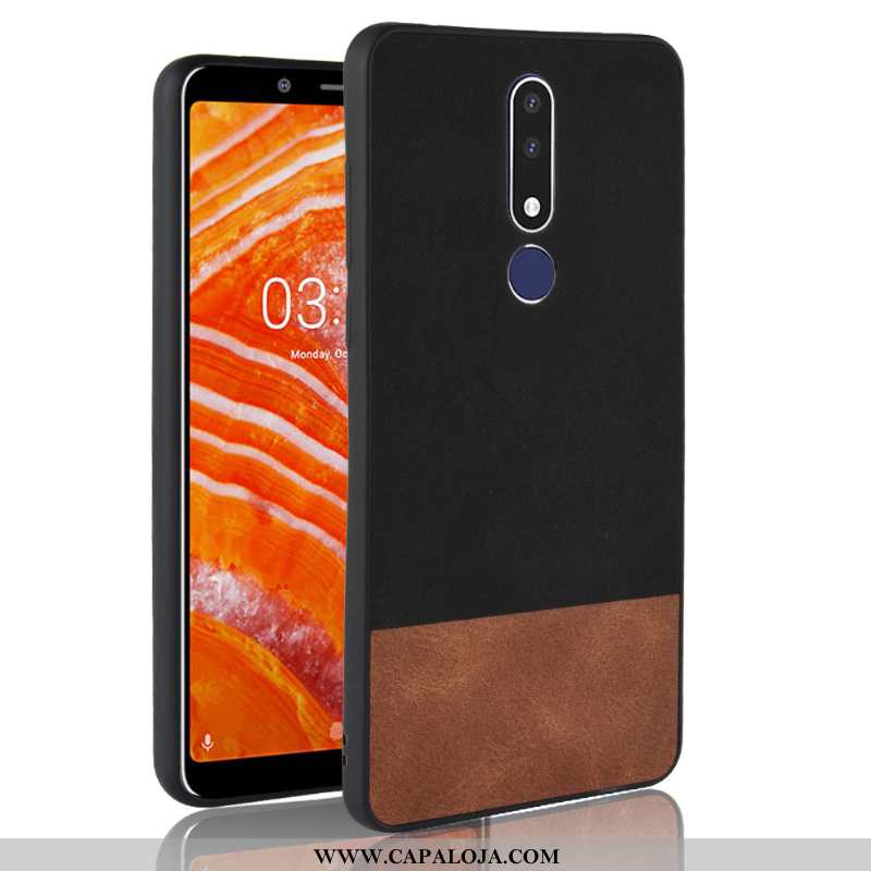 Capa Nokia 3.1 Plus Protetoras Completa Masculino Telemóvel Vermelho, Capas Nokia 3.1 Plus Colorbloc