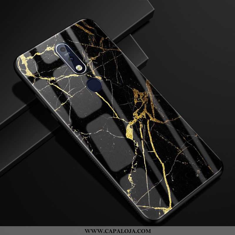 Capa Nokia 7.1 Vidro Antiqueda Protetoras Capas Castanho, Nokia 7.1 Criativas Baratas