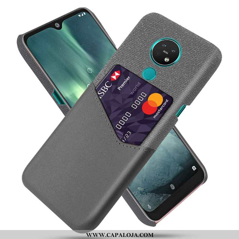 Capa Nokia 7.2 Couro Capas Cases Criativas Amarelo, Nokia 7.2 Protetoras Promoção