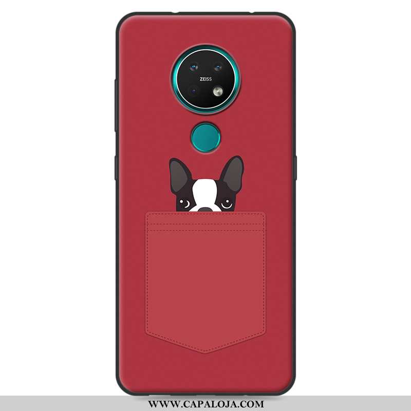 Capa Nokia 7.2 Fofas Telemóvel Capas Feminino Bege, Nokia 7.2 Soft Barato