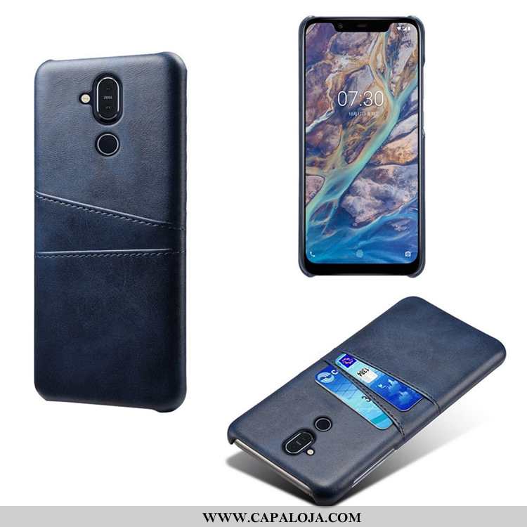 Capa Nokia 8.1 Slim Couro Vaca Super Amarelo, Capas Nokia 8.1 Couro Comprar