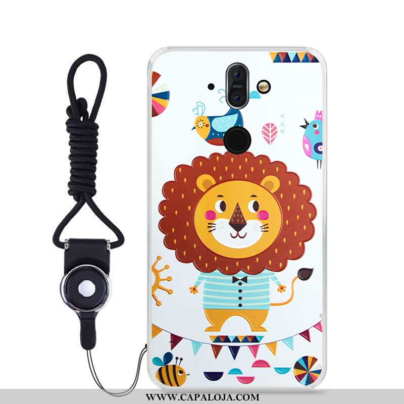 Capa Nokia 8 Sirocco Soft Capas High Pintado Azul, Nokia 8 Sirocco Completa Promoção