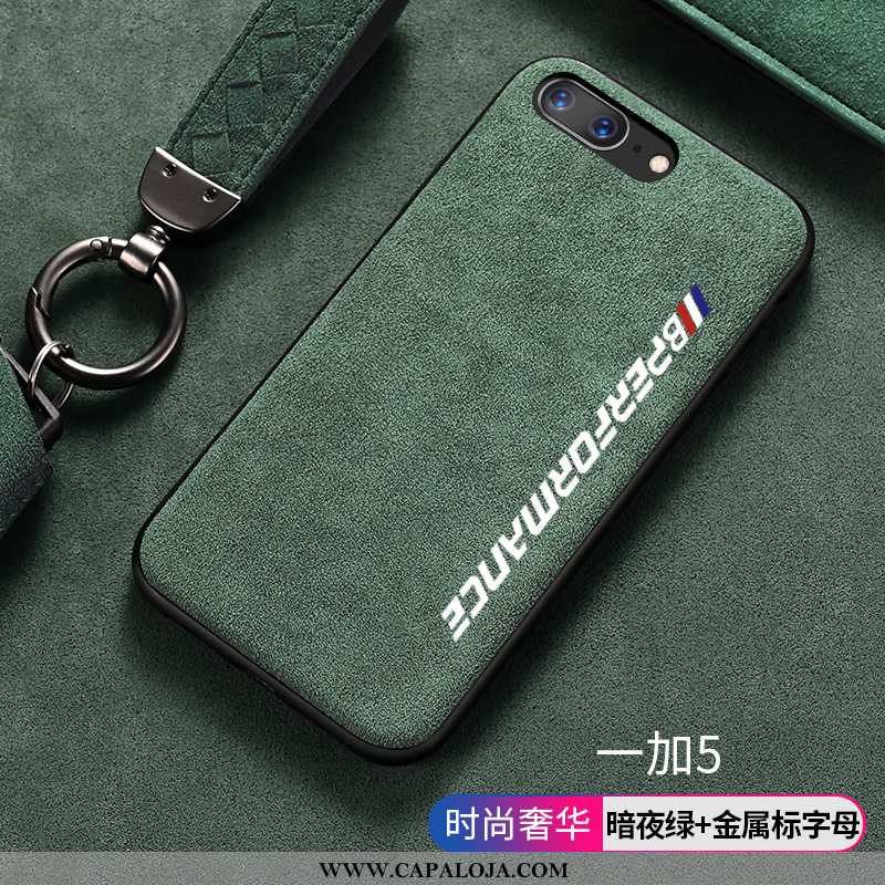 Capa Oneplus 5 Pele Antiderrapante Silicone Luxo Azul Turquesa, Capas Oneplus 5 Protetoras Baratas