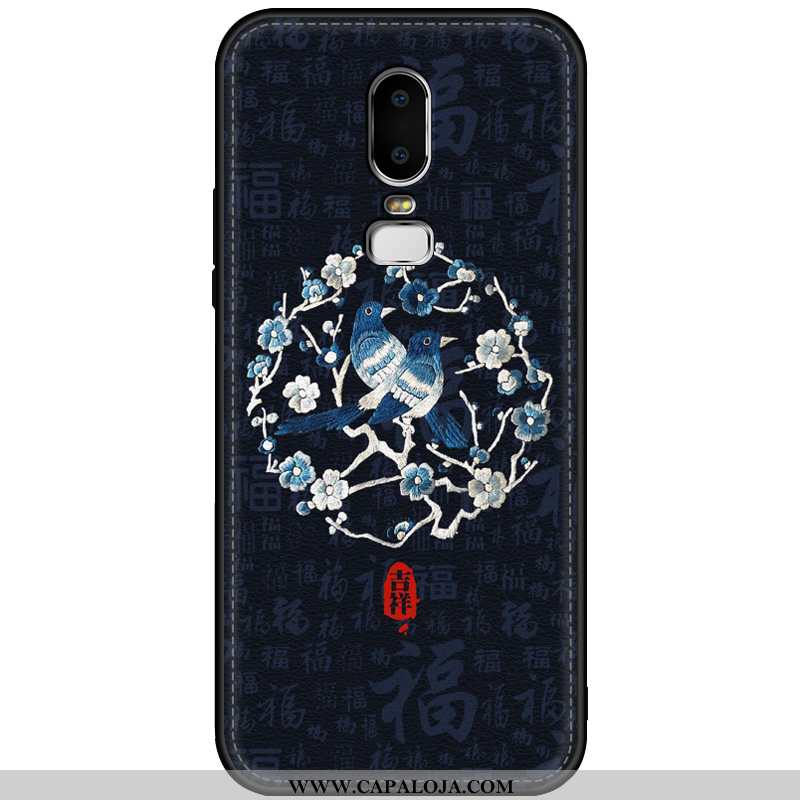 Capa Oneplus 6 Couro Antiqueda Masculino Preto, Capas Oneplus 6 Tendencia Comprar