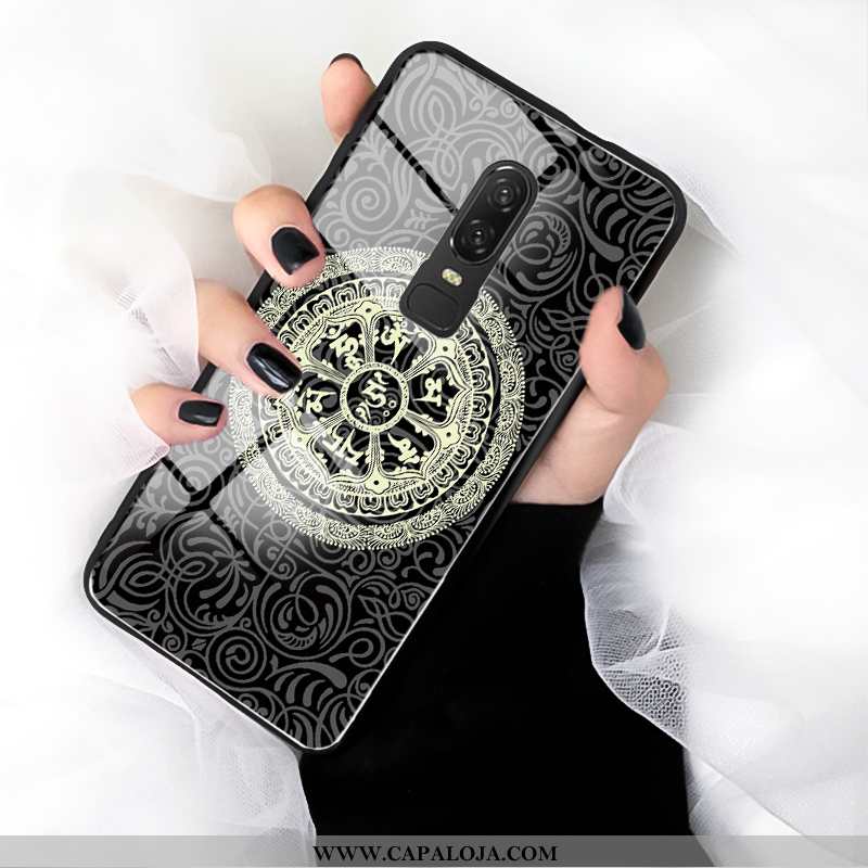 Capa Oneplus 6 Vidro Telemóvel Silicone Cases Preto, Capas Oneplus 6 Fosco Comprar