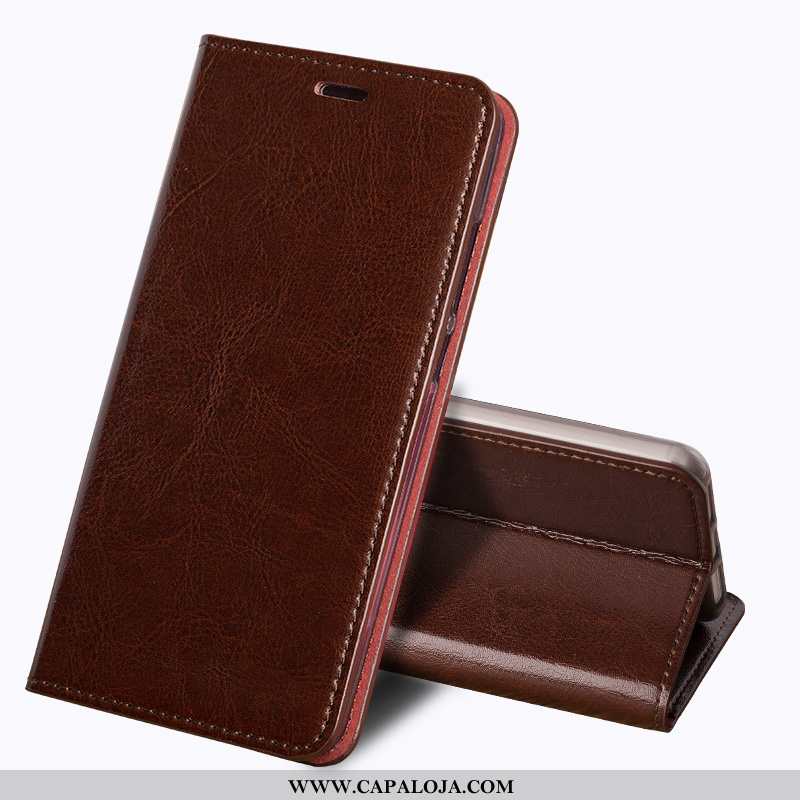 Capa Oneplus 8 Pro Couro Genuíno Soft Cover Telemóvel Preto, Capas Oneplus 8 Pro Vintage Promoção