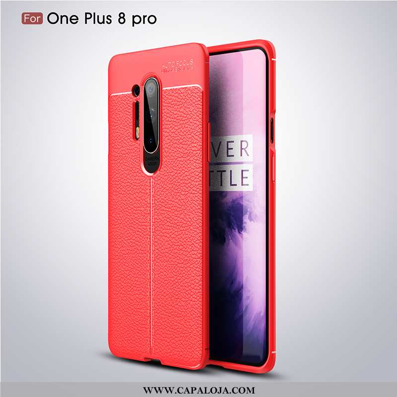 Capa Oneplus 8 Pro Soft Personalizada Masculino Vermelha Vermelho, Capas Oneplus 8 Pro Super Venda
