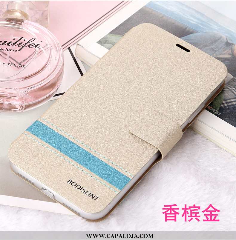 Capa Oppo A5 Protetoras Bege Soft Telemóvel, Capas Oppo A5 Couro Baratas