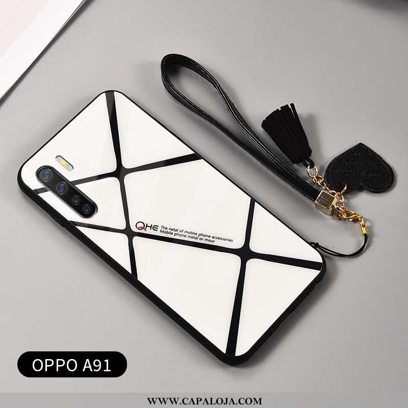 Capa Oppo A91 Soft Estilosas Xadrez Masculino Preto, Capas Oppo A91 Super Baratas