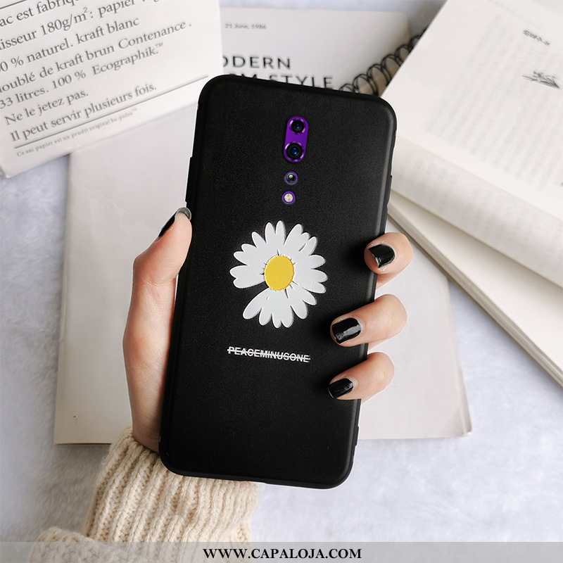 Capa Oppo Reno Z Protetoras Preto Cases Capas, Oppo Reno Z Silicone Barato