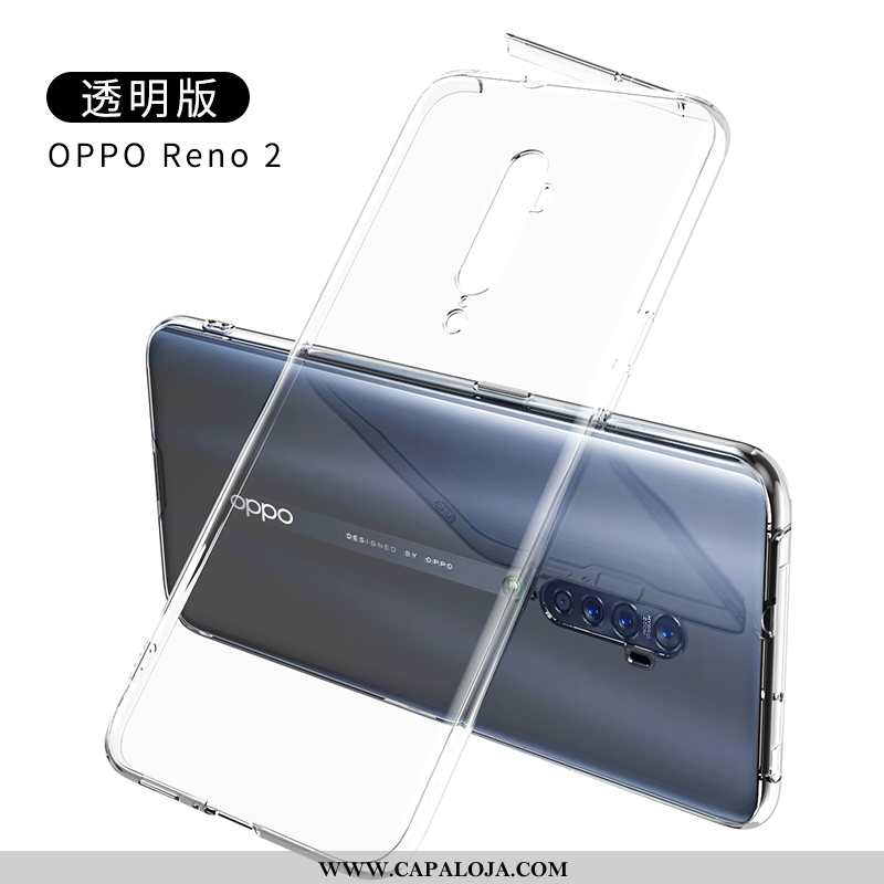 Capa Oppo Reno2 Protetoras Capas Telemóvel Telinha Roxo, Oppo Reno2 Moda Promoção