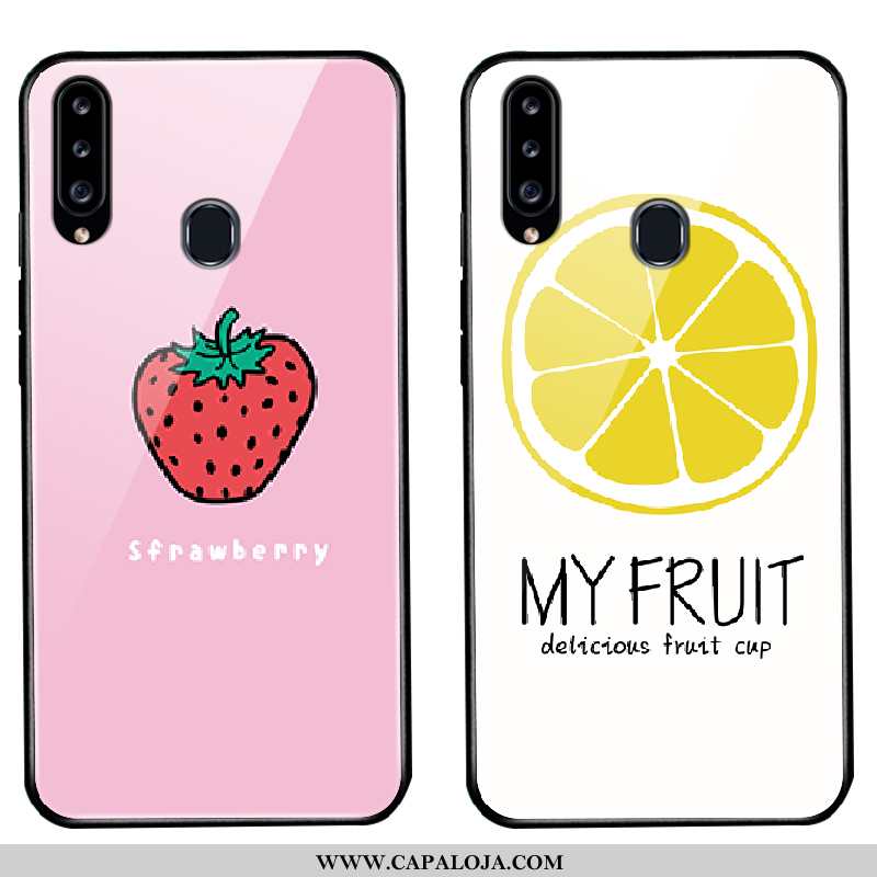Capa Samsung Galaxy A20s Bonitos Minimalista Antiqueda Masculino Branco, Capas Samsung Galaxy A20s P