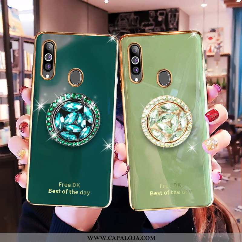 Capa Samsung Galaxy A20s Criativas Telemóvel Cases Malha Verde, Capas Samsung Galaxy A20s Tendencia 