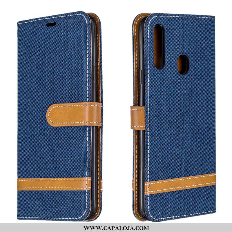 Capa Samsung Galaxy A20s Protetoras Tendencia Cover Capas Azul, Samsung Galaxy A20s Carteira Promoçã