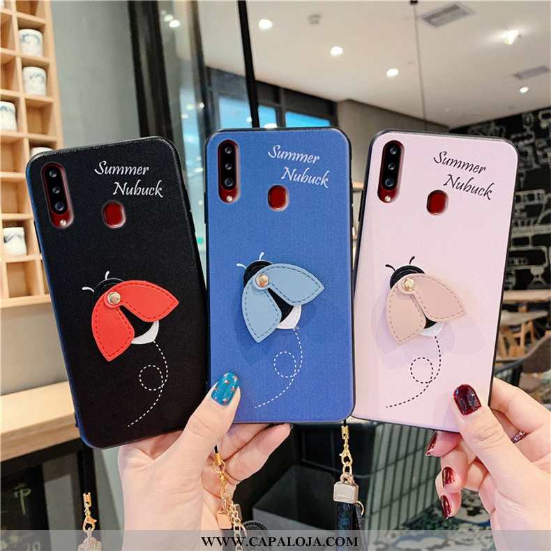 Capa Samsung Galaxy A20s Soft Casaco Telemóvel Azul, Capas Samsung Galaxy A20s Silicone Baratos