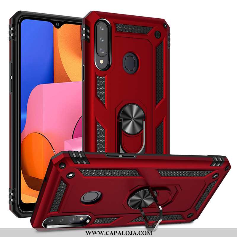 Capa Samsung Galaxy A20s Soft Silicone Criativas Novas Vermelho, Capas Samsung Galaxy A20s Protetora