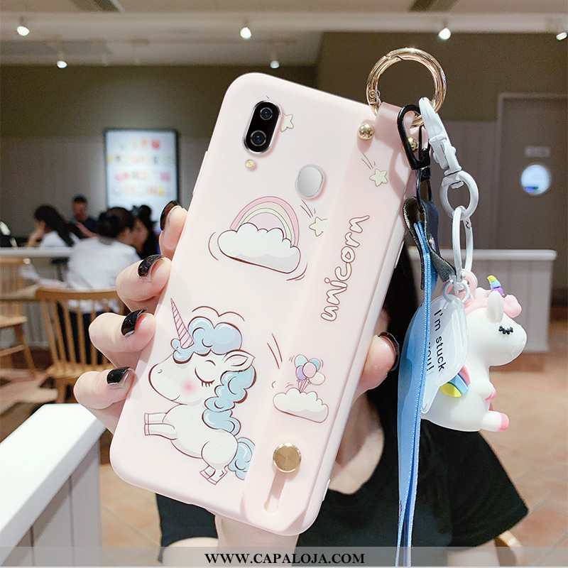 Capa Samsung Galaxy A40 Silicone Azul Unicórnio Cases, Capas Samsung Galaxy A40 Personalizado Compra